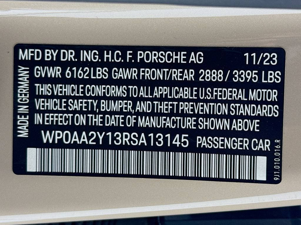 Certified 2024 Porsche Taycan RWD image 33