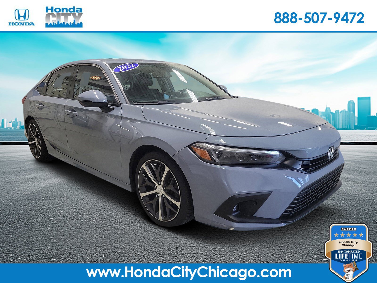 Used 2022 Honda Civic Touring image 1