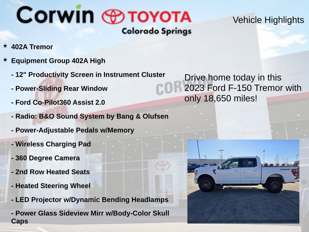 Used 2023 Ford F150 Tremor w/ Equipment Group 402A High image 6