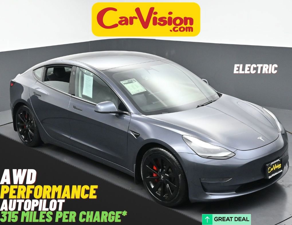 Used 2021 Tesla Model 3 Performance AWD/4WD image 1