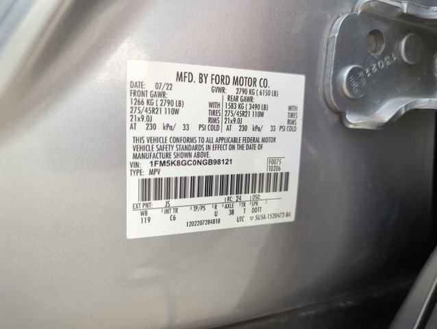 Certified 2022 Ford Explorer ST w/ Equipment Group 401A AWD/4WD image 30