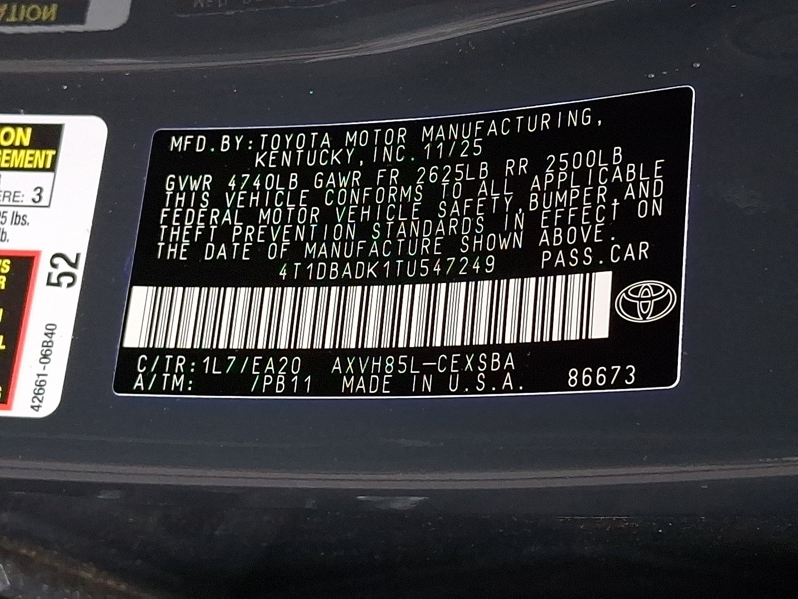 Used 2026 Toyota Camry SE w/ Convenience Package AWD/4WD image 26