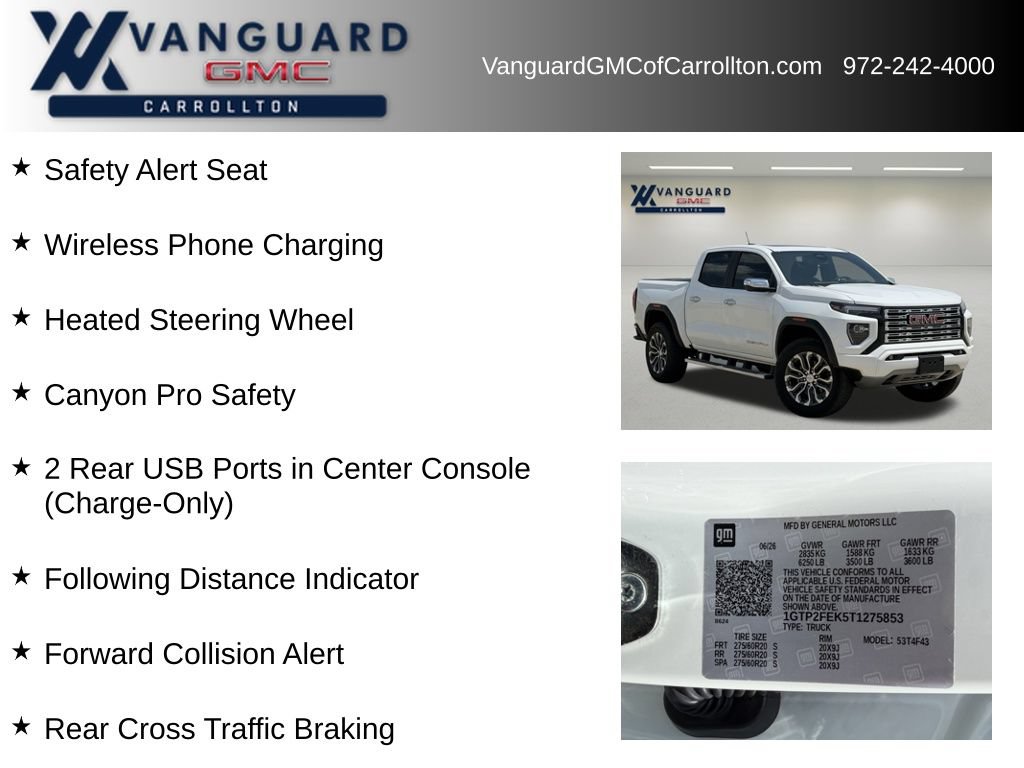 Used 2026 GMC Canyon Denali AWD/4WD image 17