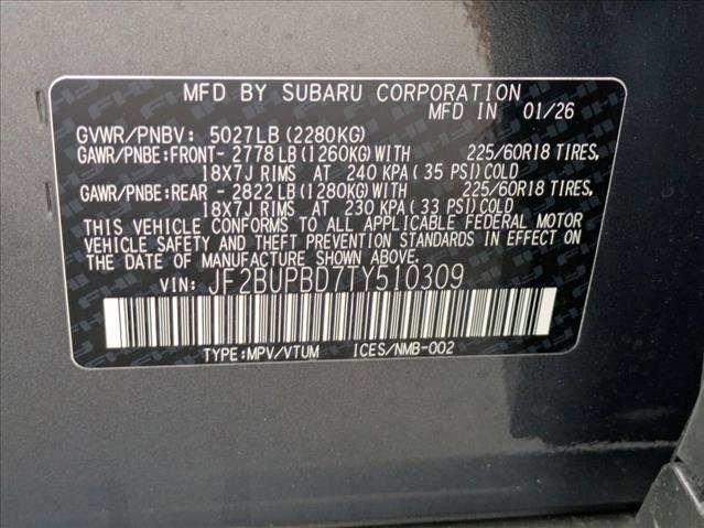 New 2026 Subaru Outback Premium AWD/4WD image 19