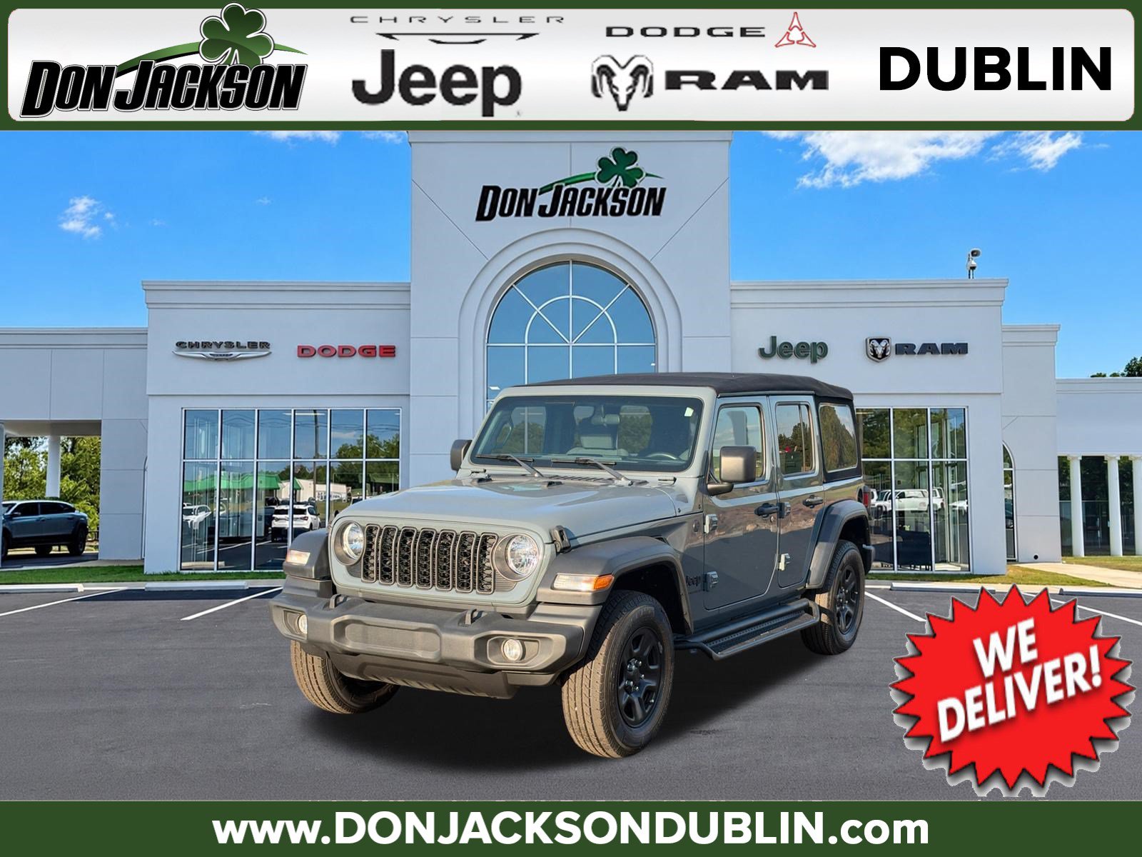 Used 2024 Jeep Wrangler Unlimited Sport AWD/4WD image 1