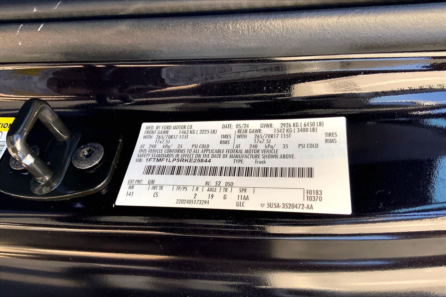 Used 2024 Ford F150 XL w/ Equipment Group 103A High AWD/4WD image 29