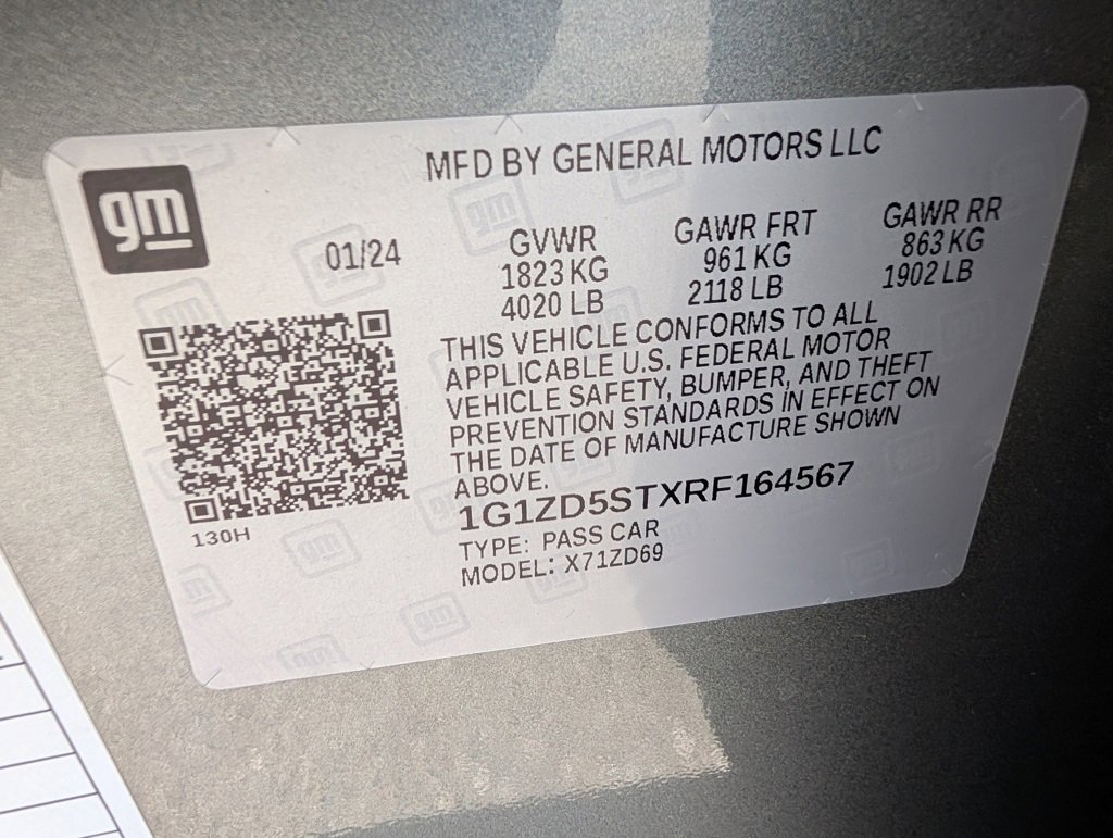 Certified 2024 Chevrolet Malibu LT image 22