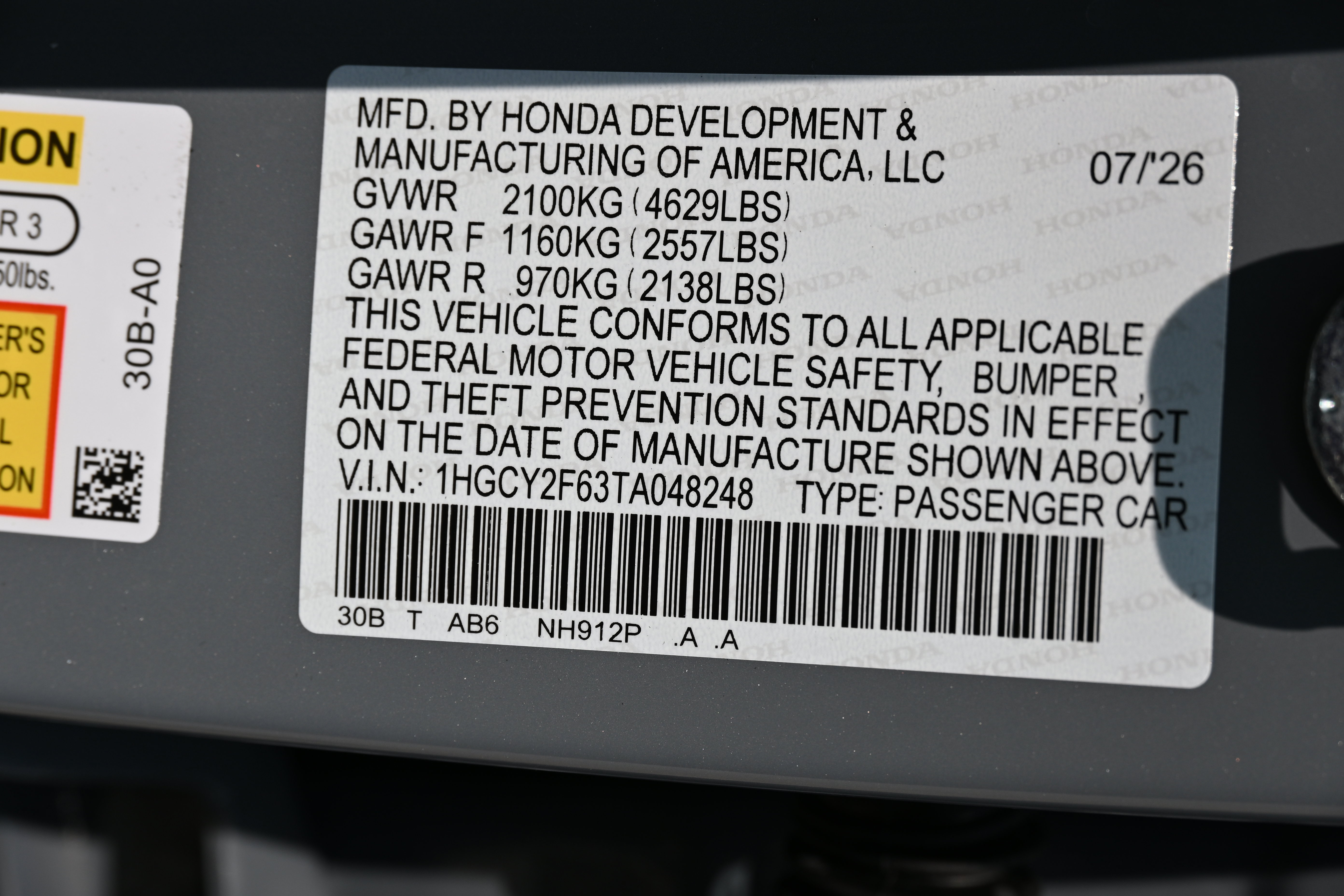 New 2026 Honda Accord EX-L image 19