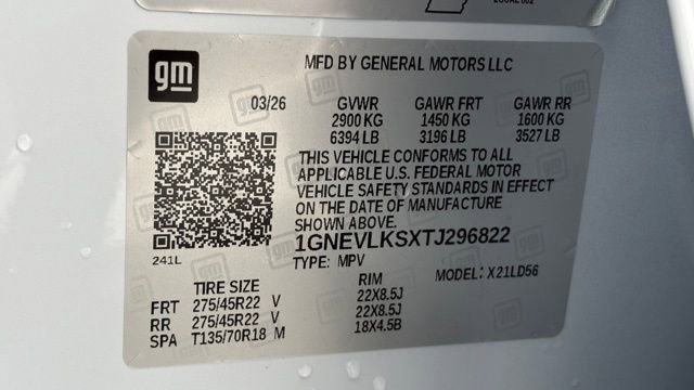 New 2026 Chevrolet Traverse RS image 47