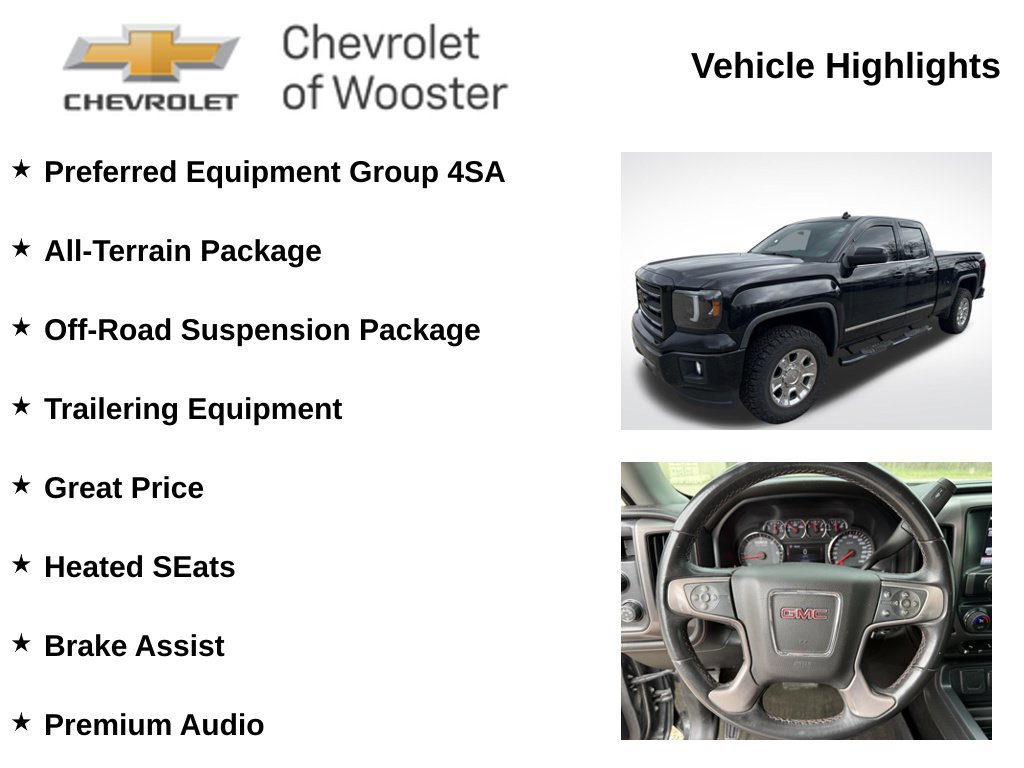 Used 2014 GMC Sierra 1500 SLT w/ All-Terrain Package AWD/4WD image 2