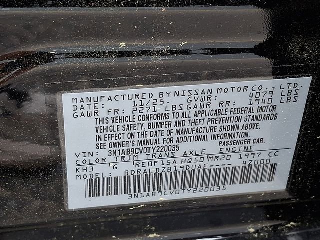 New 2026 Nissan Sentra SV w/ SV Convenience Package FWD image 20