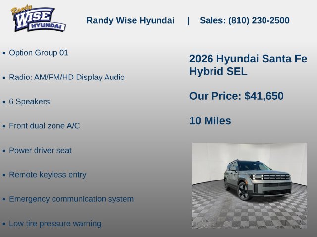 New 2026 Hyundai Santa Fe SEL AWD/4WD image 5