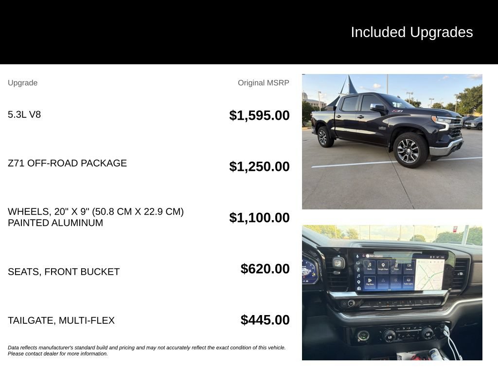 Used 2023 Chevrolet Silverado 1500 LT w/ Z71 Off-Road Package AWD/4WD image 5