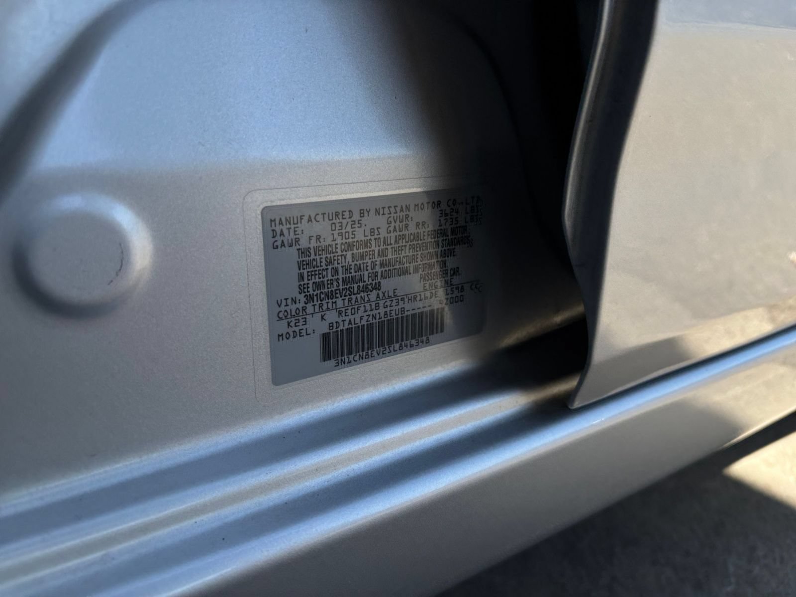 Used 2025 Nissan Versa SV FWD image 28