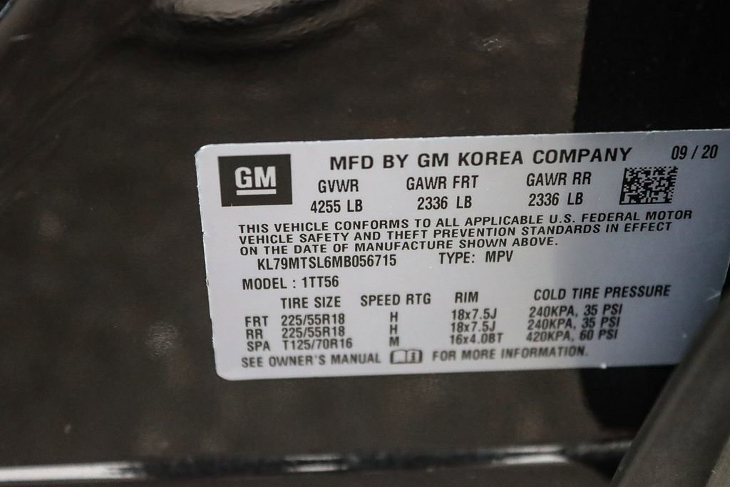 Used 2021 Chevrolet TrailBlazer RS w/ Convenience Package image 11