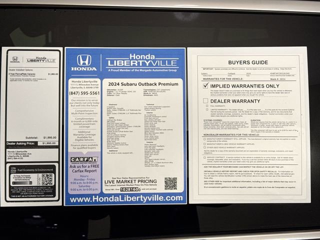 Used 2024 Subaru Outback Premium image 43