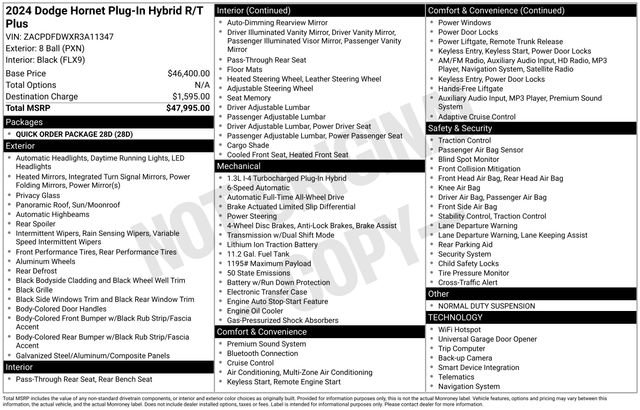 New 2024 Dodge Hornet R/T Plus AWD/4WD image 30