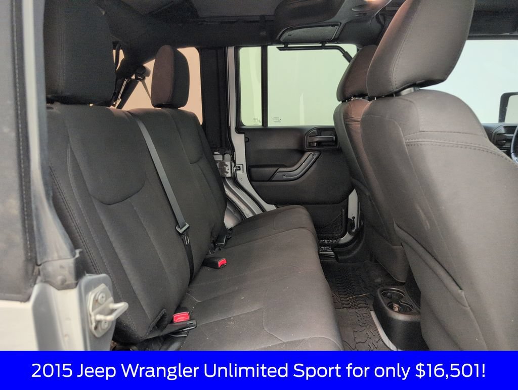 Used 2015 Jeep Wrangler Unlimited Sport w/ Quick Order Package 24S AWD/4WD image 15