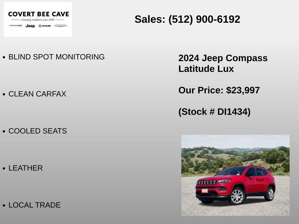Used 2024 Jeep Compass Latitude AWD/4WD image 6