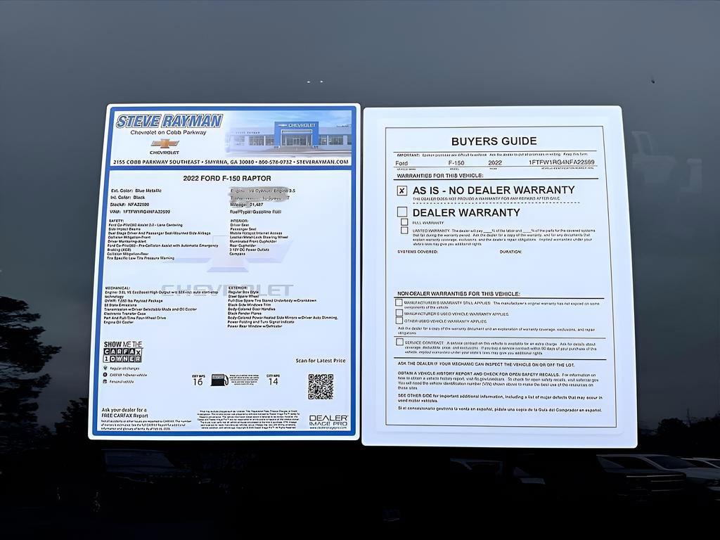 Used 2022 Ford F150 Raptor image 27