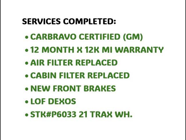 Used 2021 Chevrolet Trax LS w/ Tint and Cruise Package FWD image 41
