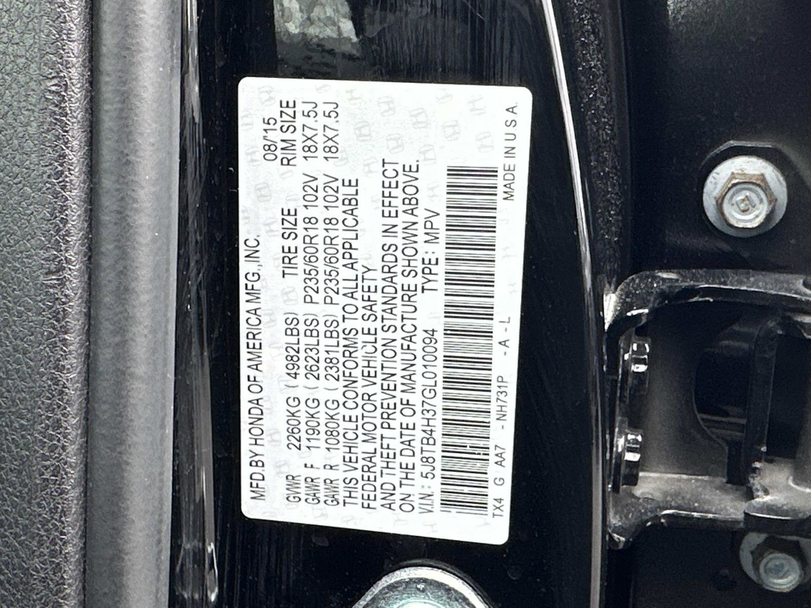 Used 2016 Acura RDX AWD image 31