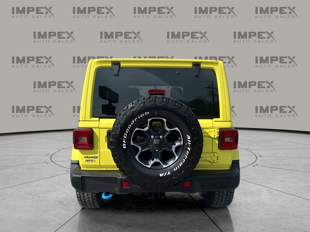 Used 2023 Jeep Wrangler Unlimited Rubicon 4xe w/ Steel Bumper Group AWD/4WD image 4