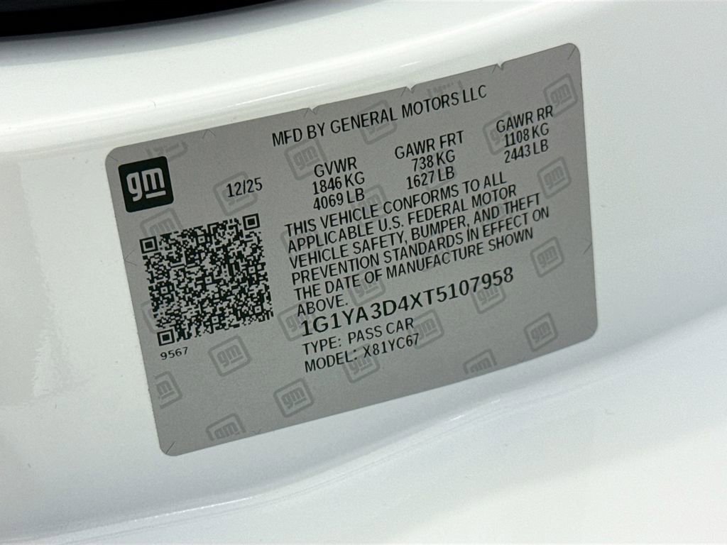 Used 2026 Chevrolet Corvette Stingray Convertible w/ 1LT RWD image 29