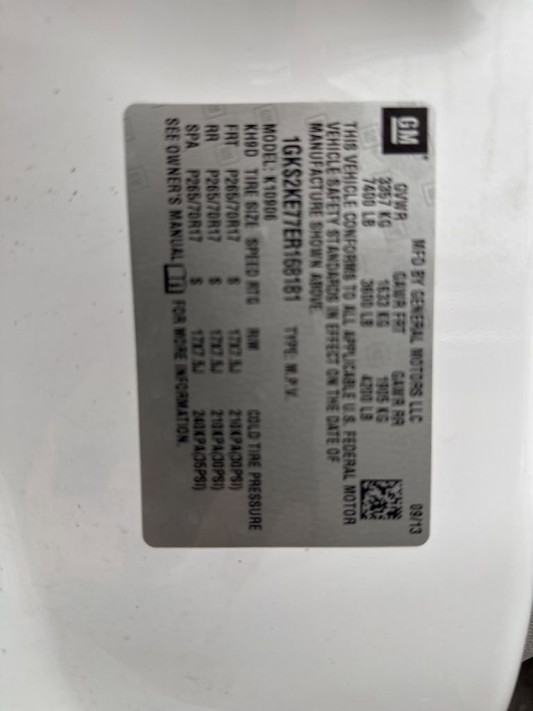 Used 2014 GMC Yukon XL SLT w/ SLT-2 Equipment Package image 33