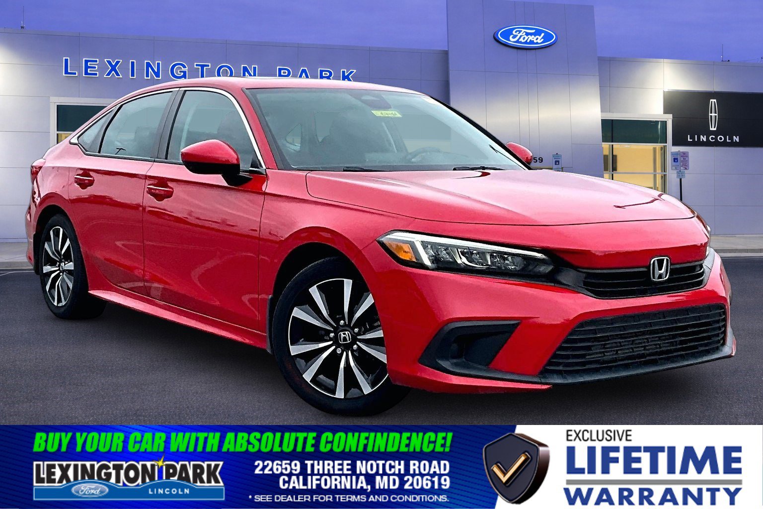 Used 2022 Honda Civic EX image 1