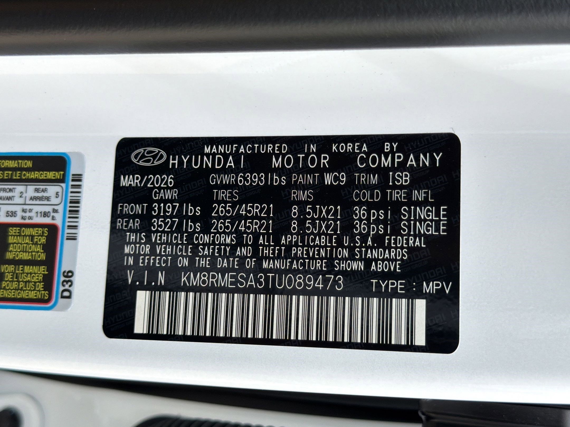 New 2026 Hyundai Palisade Calligraphy AWD/4WD image 19