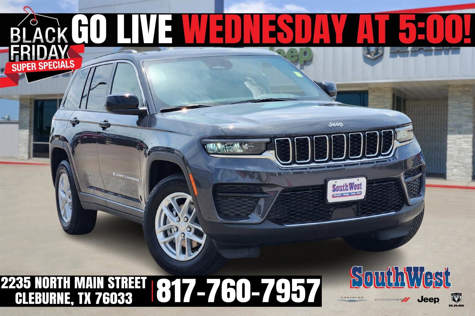 New 2025 Jeep Grand Cherokee Laredo X