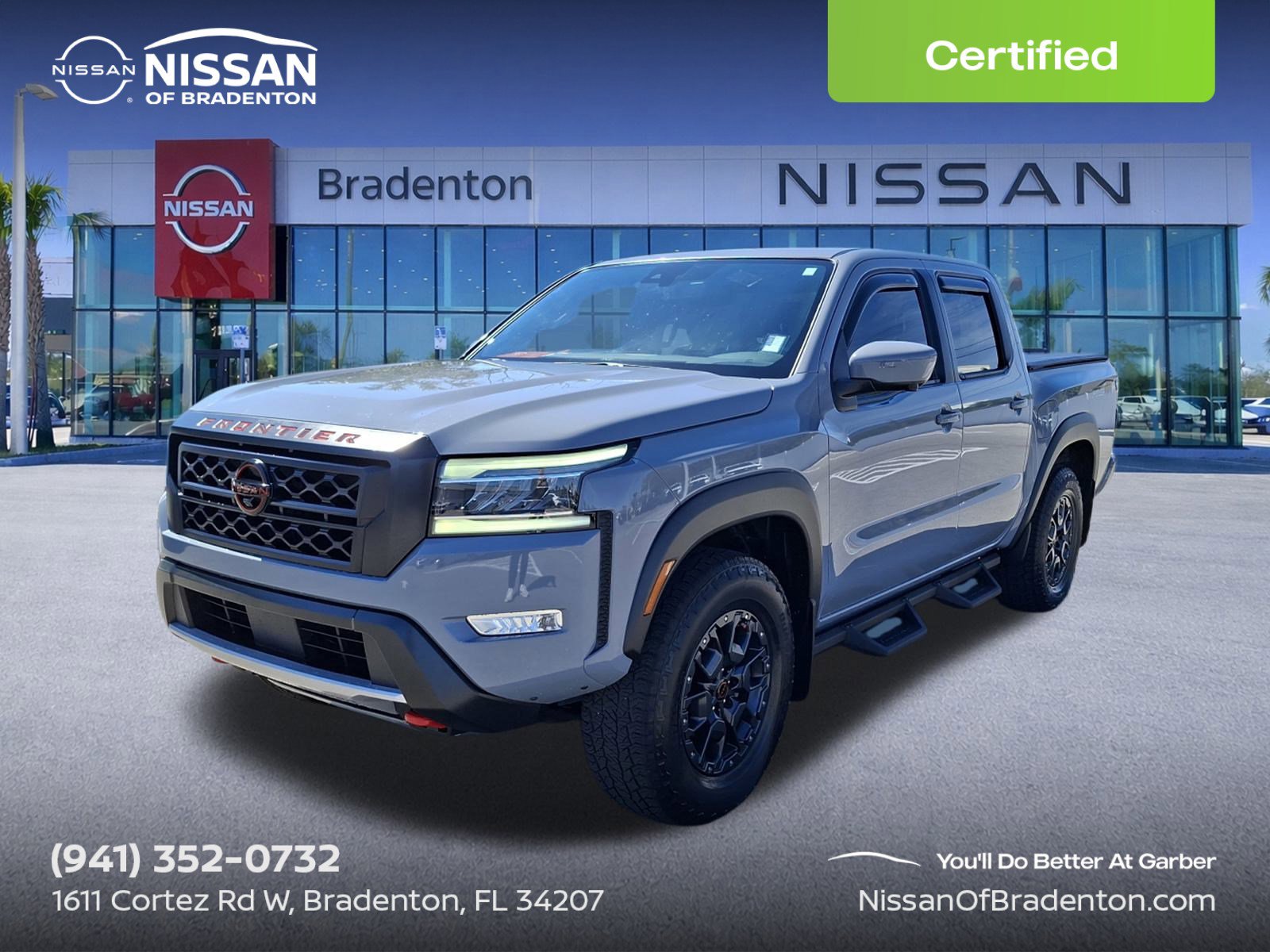 Certified 2023 Nissan Frontier PRO-4X w/ Pro-4X Premium Package image 1