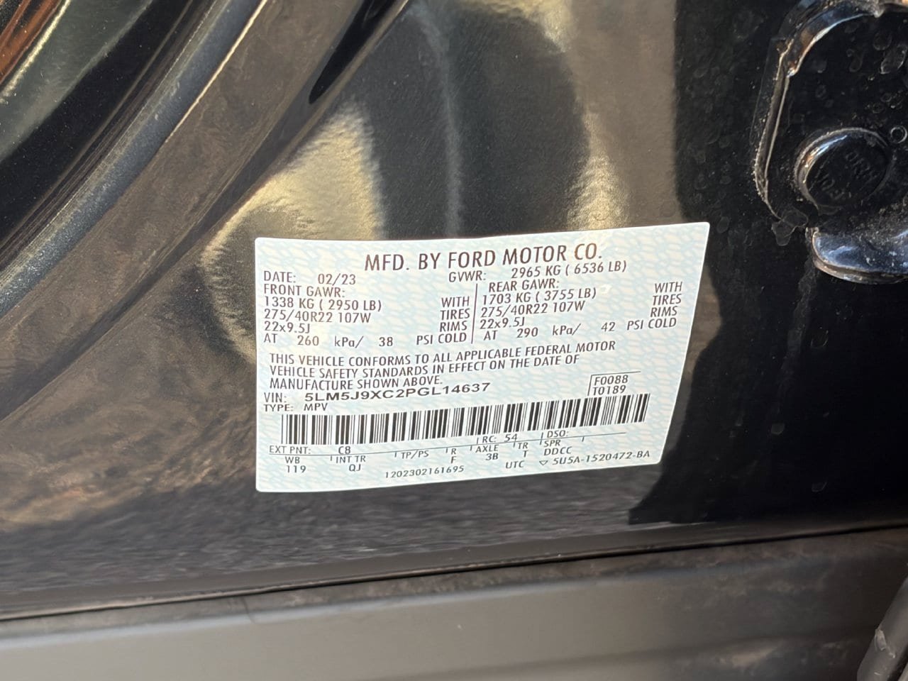 Certified 2023 Lincoln Aviator Black Label w/ Class IV Trailer Tow Package AWD/4WD image 30