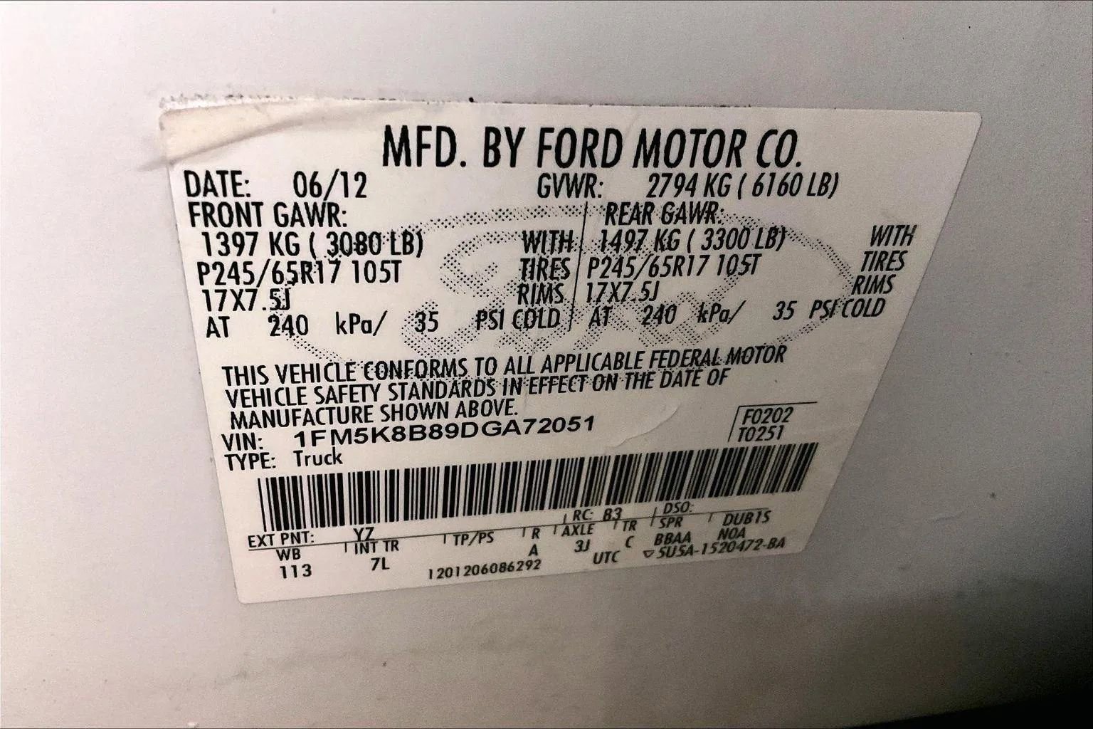 Used 2013 Ford Explorer 4WD w/ Class III Trailer Tow Pkg image 34