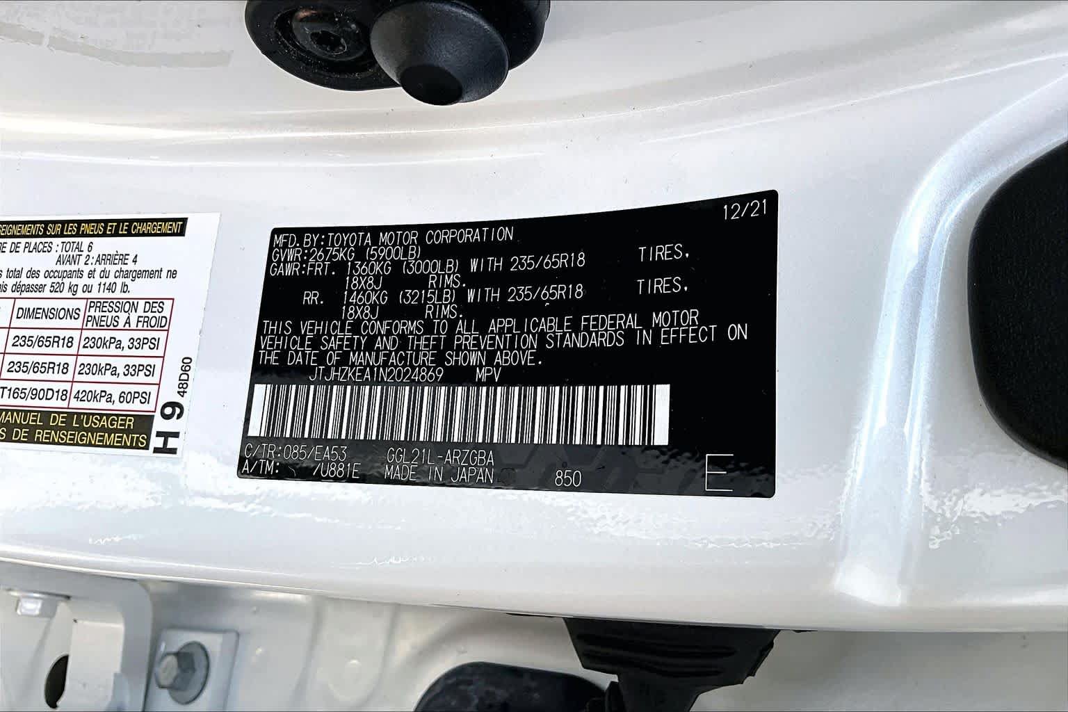 Certified 2022 Lexus RX 350L FWD w/ Premium Package image 37