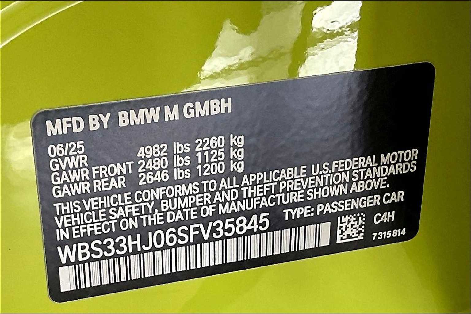 New 2025 BMW M3 Competition image 18