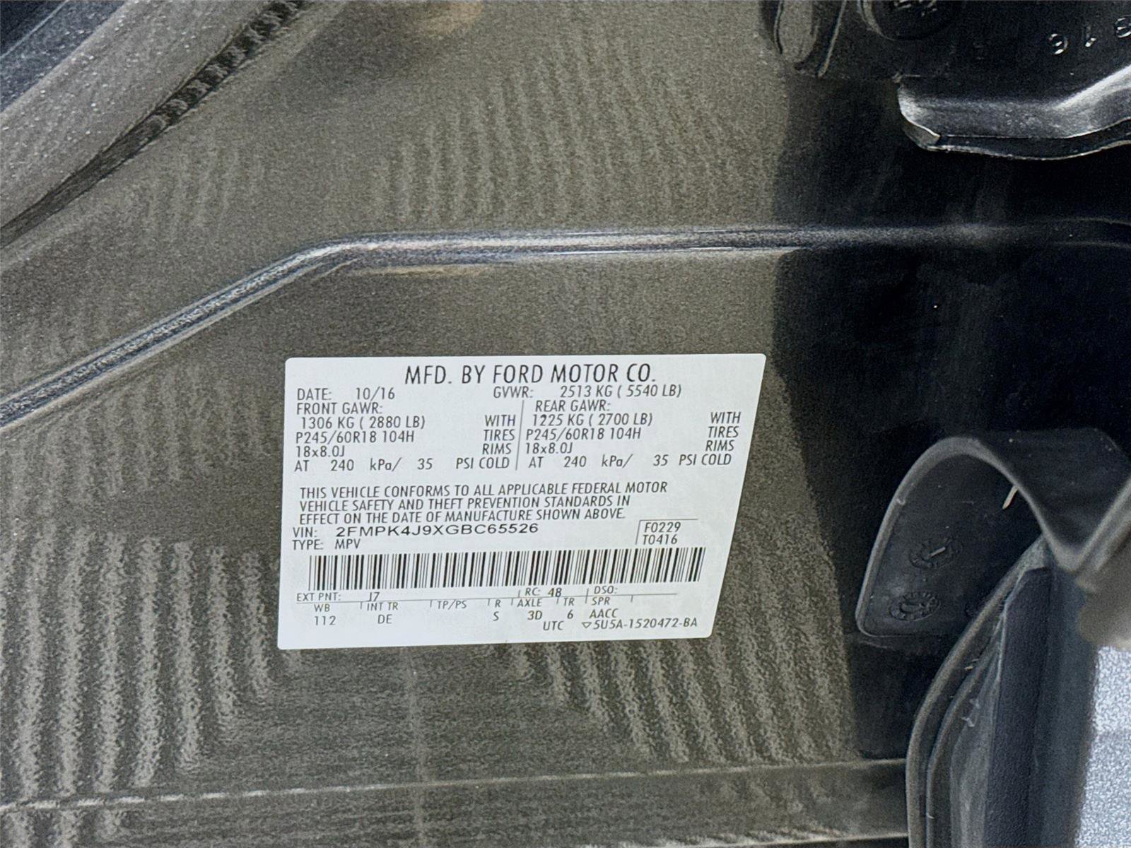 Used 2016 Ford Edge SEL w/ Class II Trailer Tow Package image 22