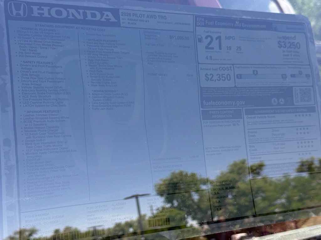 New 2026 Honda Pilot Touring image 29