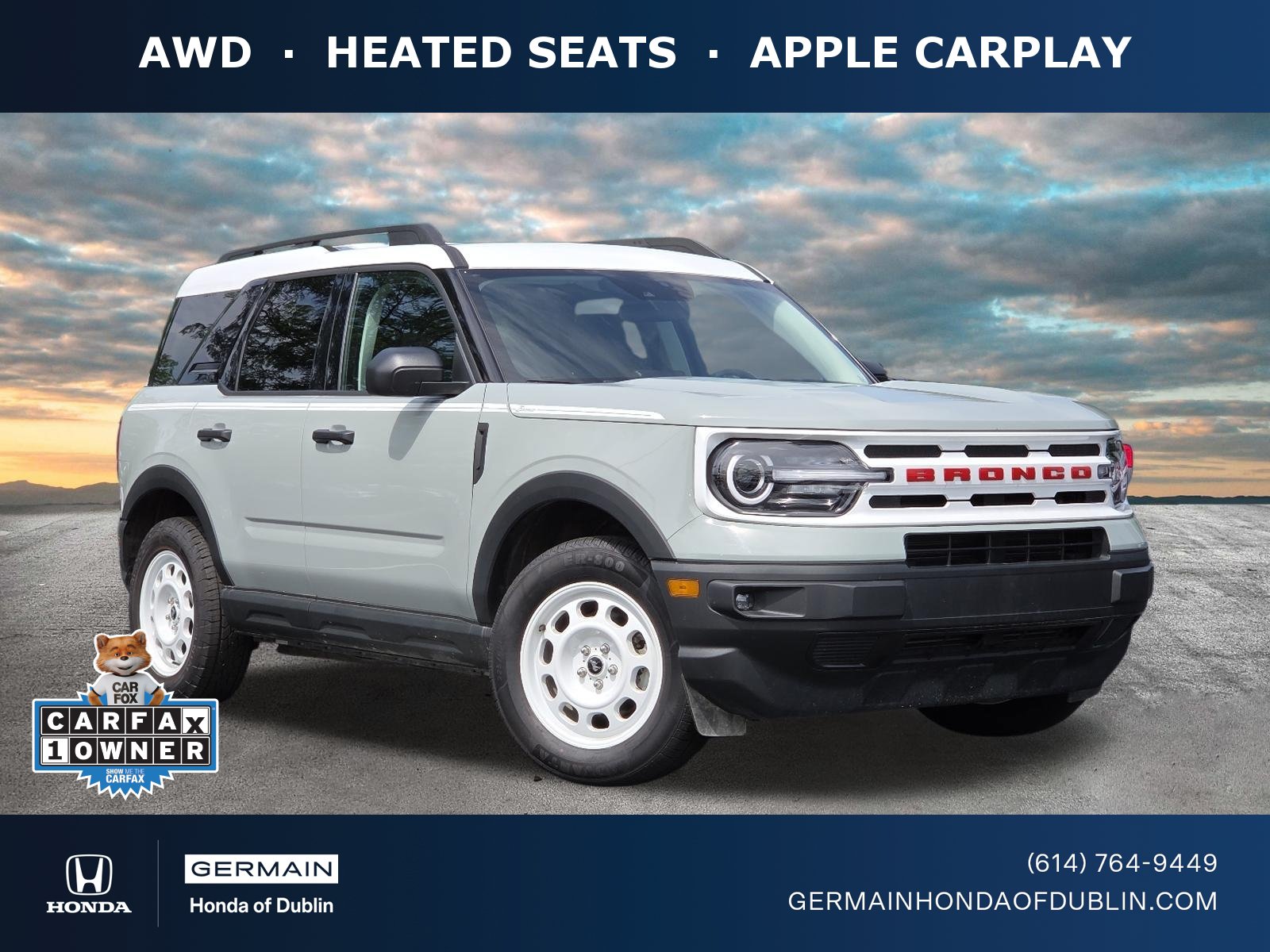 Used 2024 Ford Bronco Sport Heritage w/ Heritage Convenience Package AWD/4WD image 1