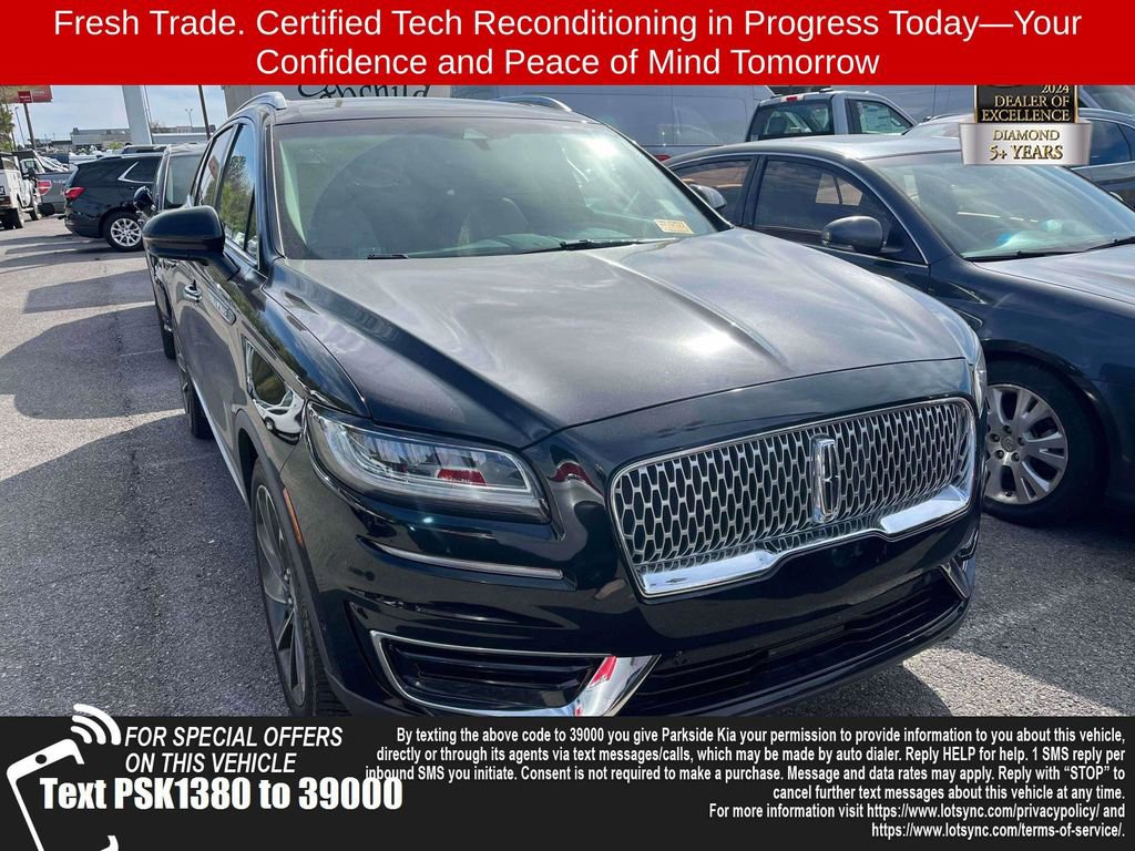 Used 2019 Lincoln Nautilus Reserve image 1
