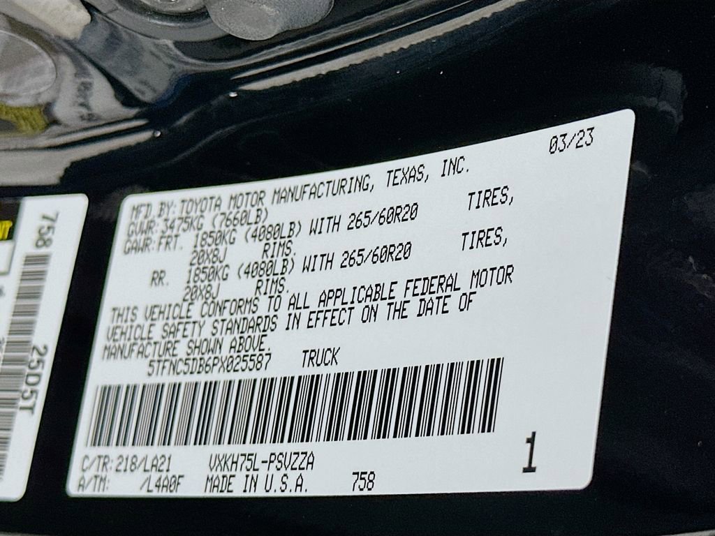 Used 2023 Toyota Tundra Platinum AWD/4WD image 32