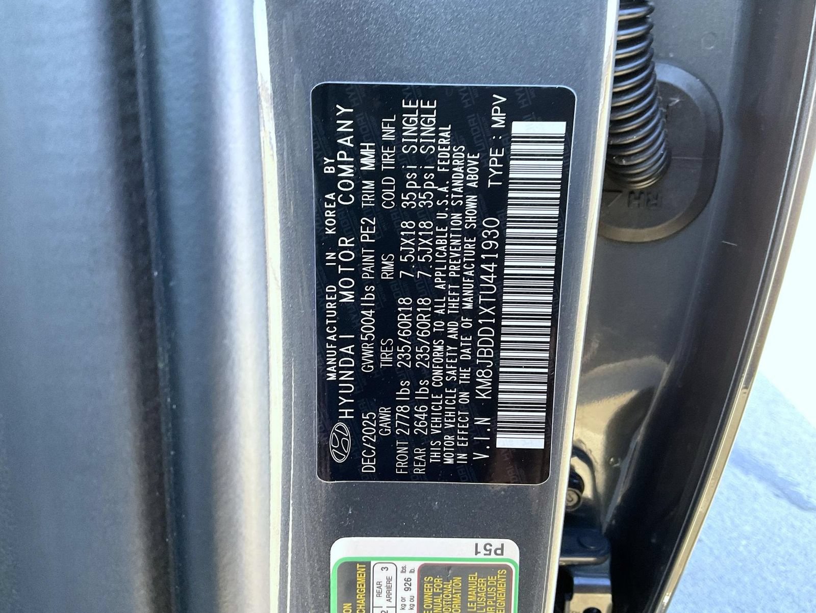 New 2026 Hyundai Tucson SEL AWD/4WD image 25