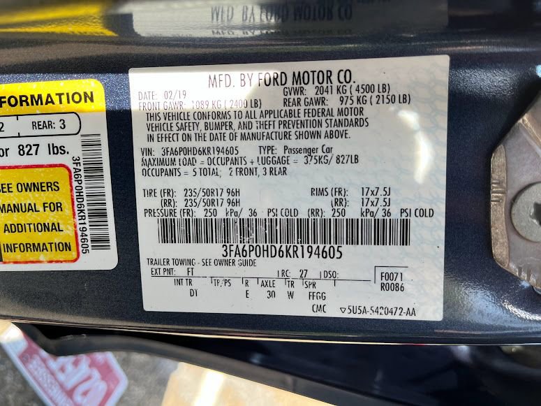 Used 2019 Ford Fusion SE image 7