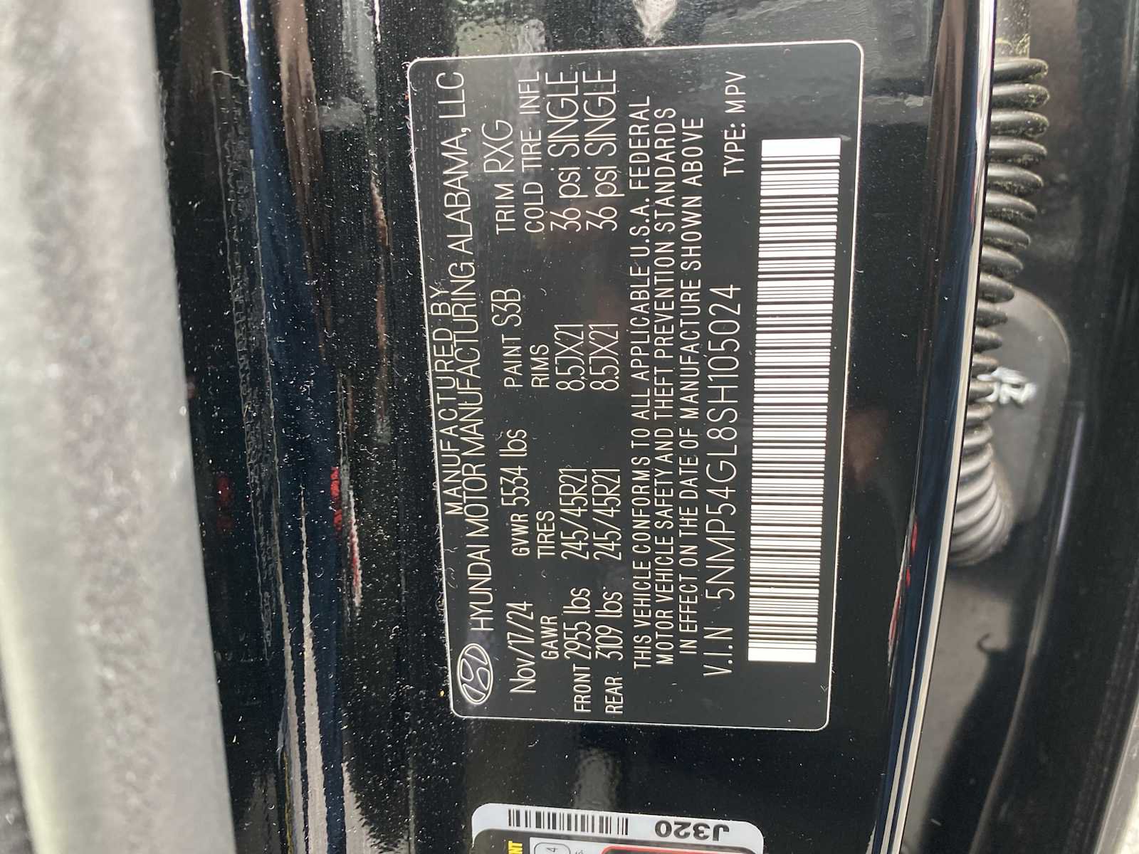 Certified 2025 Hyundai Santa Fe Calligraphy image 34