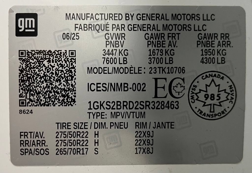 Used 2025 GMC Yukon Elevation AWD/4WD image 61