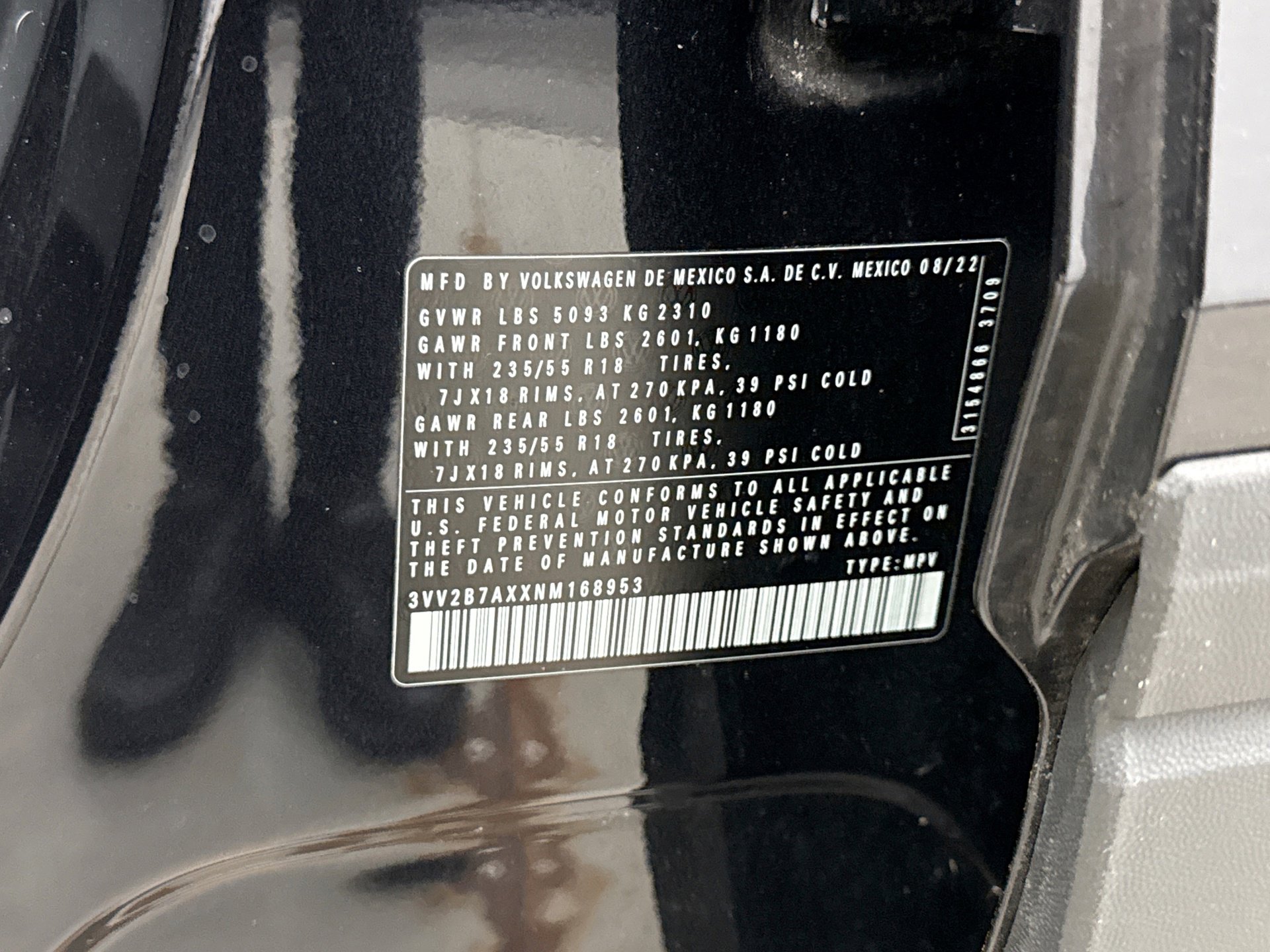 Used 2022 Volkswagen Tiguan SE AWD/4WD image 11