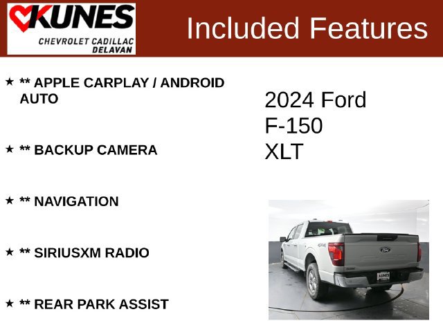 Used 2024 Ford F150 XLT w/ Tow/Haul Package AWD/4WD image 3