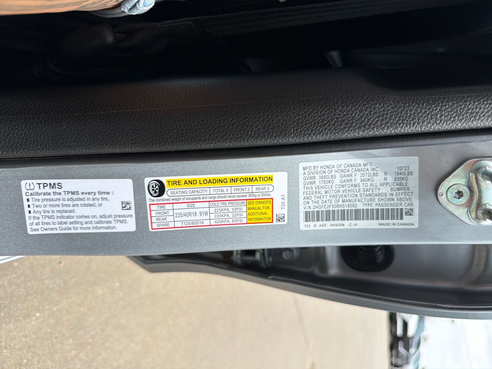Used 2024 Honda Civic Sport image 30