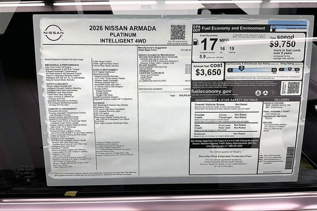 New 2026 Nissan Armada Platinum image 42
